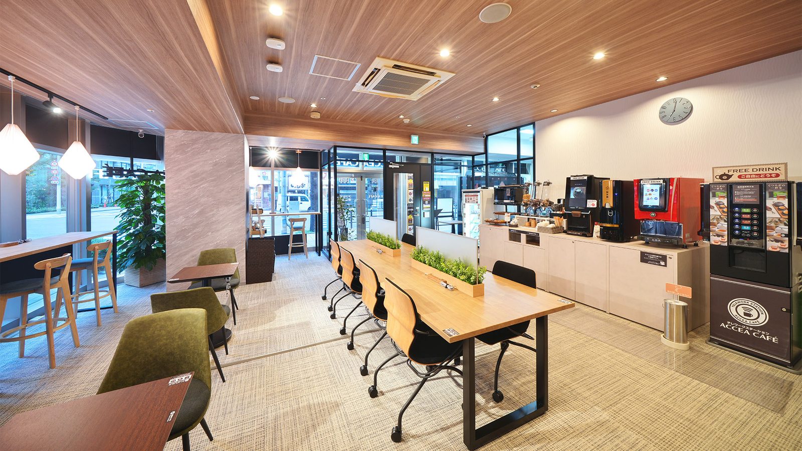 ACCEA CAFÉ 堺筋長堀橋店・梅田店の内装(大阪府・カフェ・ナチュラル×コワーキング)