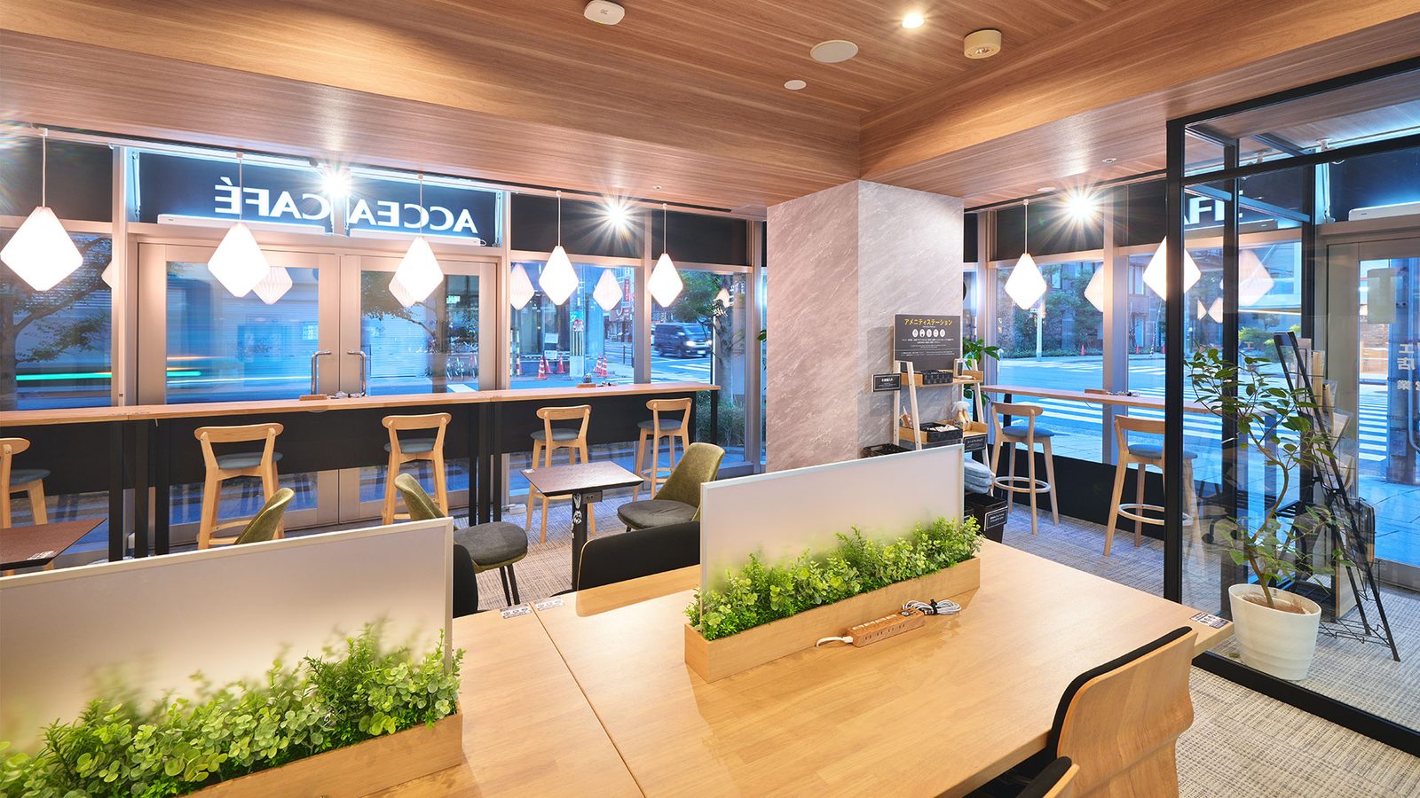 ACCEA CAFÉ 堺筋長堀橋店・梅田店の内装 3(大阪府・カフェ・ナチュラル×コワーキング)