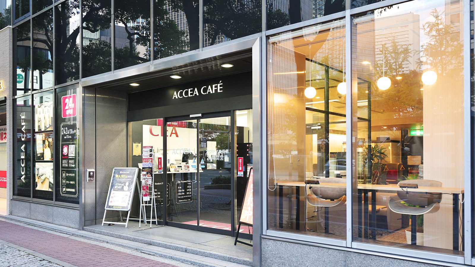 ACCEA CAFÉ 堺筋長堀橋店・梅田店の外観(大阪府・カフェ)