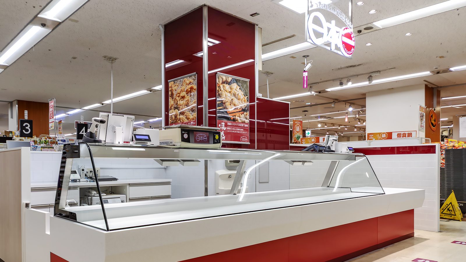 やきとり日本一 イオン札幌苗穂ショッピングセンター店・イオン札幌琴似店の内装（北海道・焼き鳥のテイクアウト）