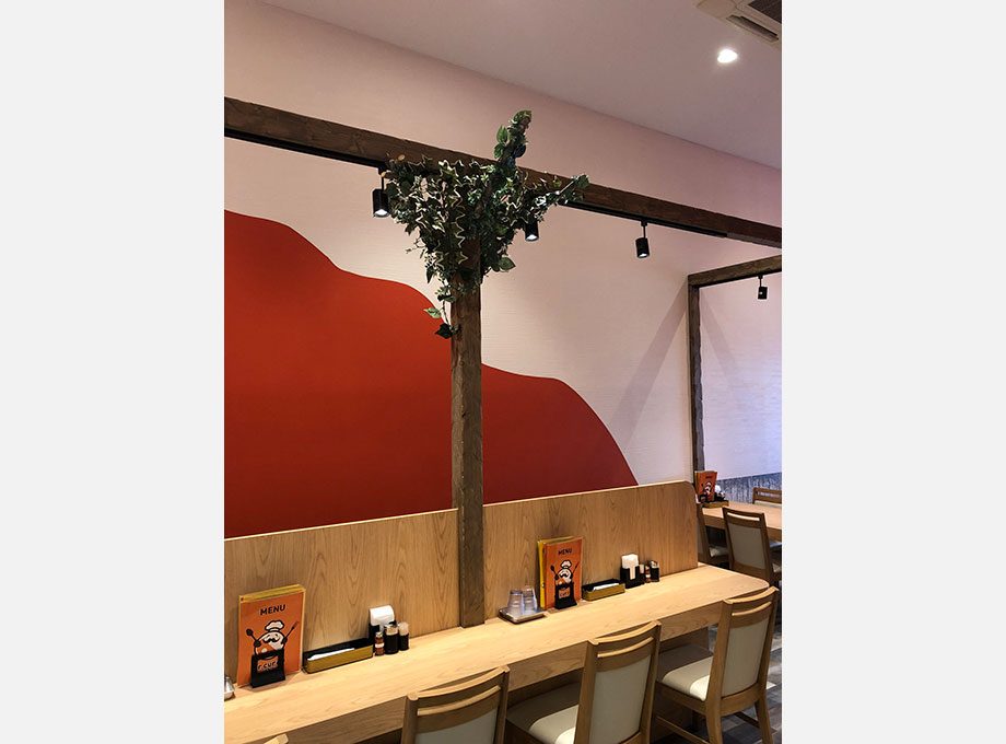 ミスターカレー イオン石狩緑苑台店の内装（北海道・カレー）