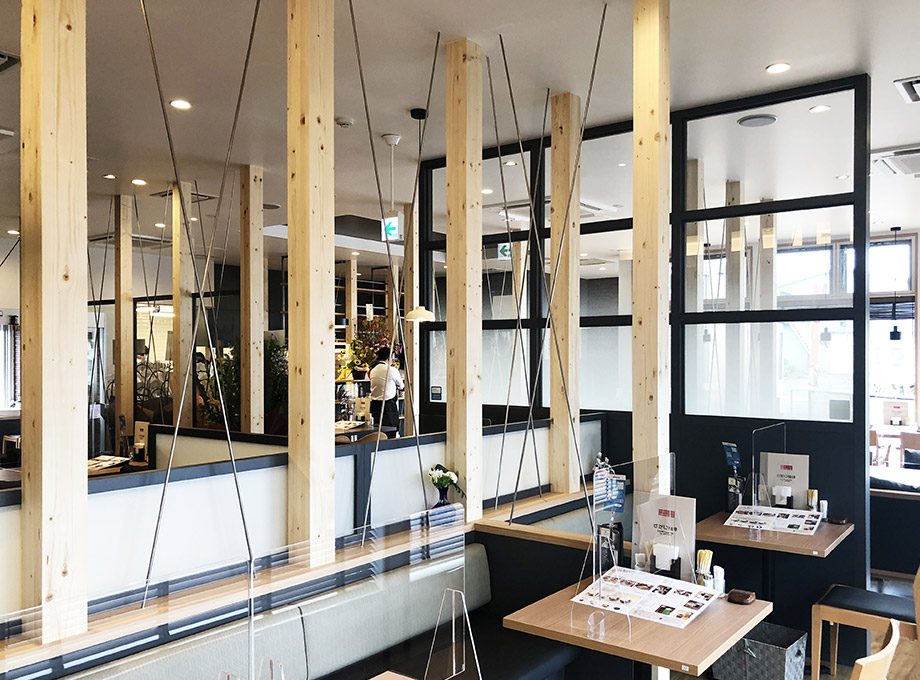 さかい珈琲 帯広南店の内装 5(北海道・カフェ・ロードサイド×木質)