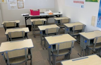 千葉県の学習塾の内装デザイン事例（ビリーフデザイン）