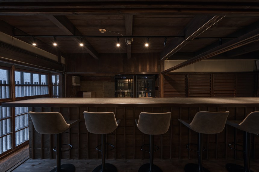 京都府の居酒屋の内装デザイン事例（クサノユカリ建築設計室）
