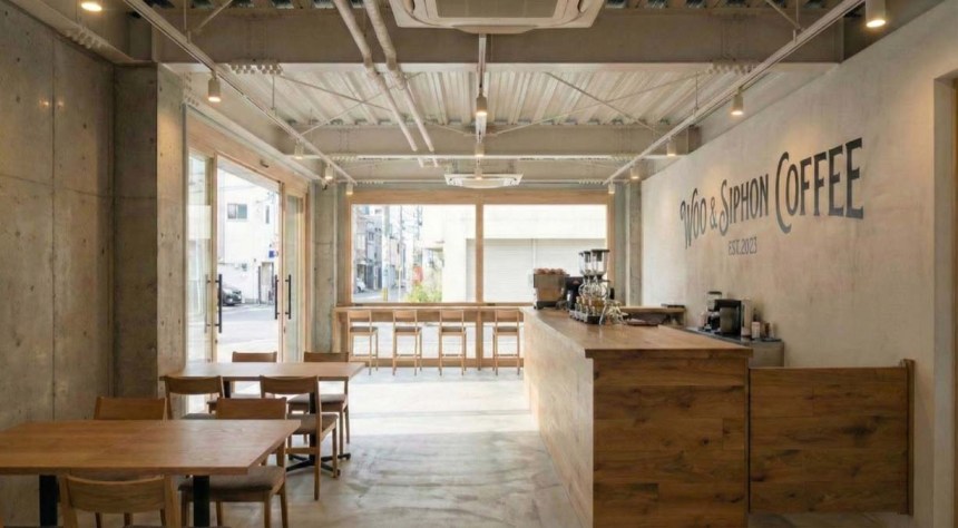 カフェの内装デザインの完成イメージ（CG・お店の工務店）