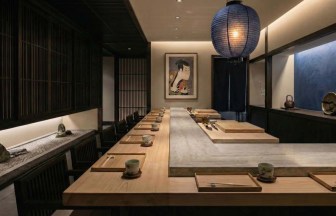鮨店の内装デザインの完成イメージ（CG・お店の工務店）