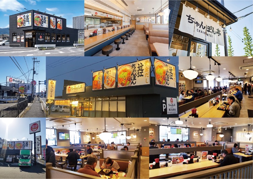 愛知県のちゃんぽん店の内装デザイン事例（サライデザインルーム）