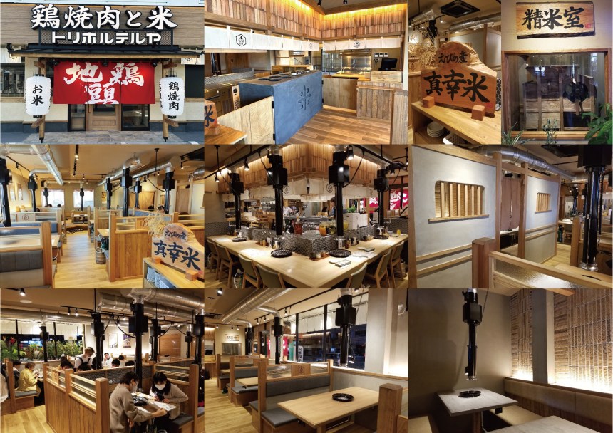 愛知県の焼肉店の内装デザイン事例（サライデザインルーム）