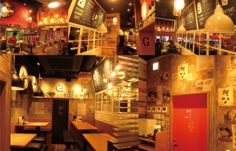 愛知県のチキン専門店の内装デザイン事例（サライデザインルーム）