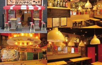 福岡県のチキン専門店の内装デザイン事例（サライデザインルーム）