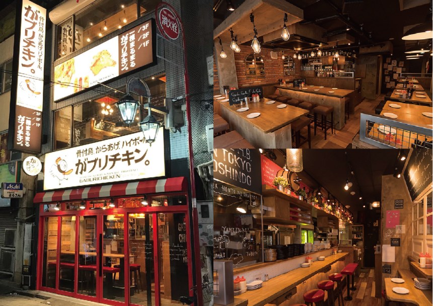 東京都のチキン専門店の内装デザイン事例（サライデザインルーム）