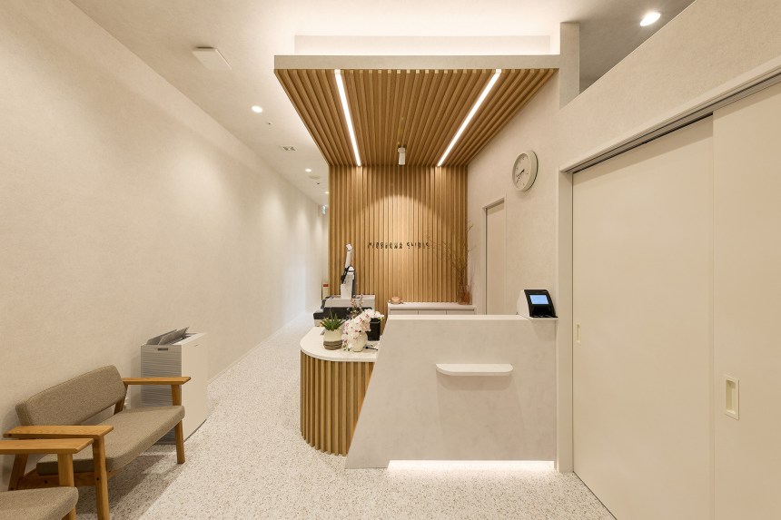 広島県広島市南区松原町9−1エールエール HIROSHIMA7F クリニックフロアのひろさわ内科クリニック｜内科クリニックの内装デザイン事例（株式会社SPパートナーズ）
